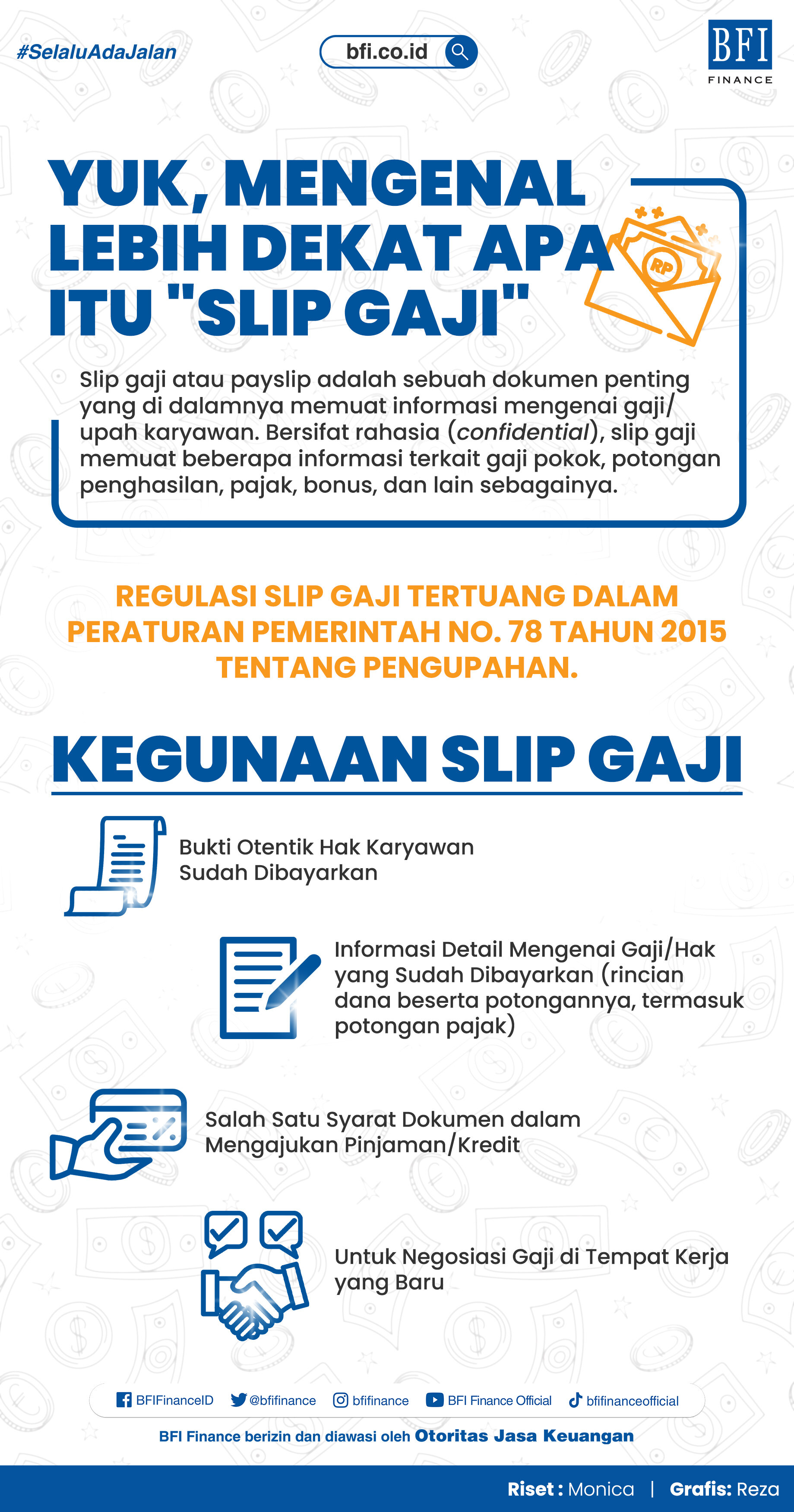 Infografis Slip Gaji